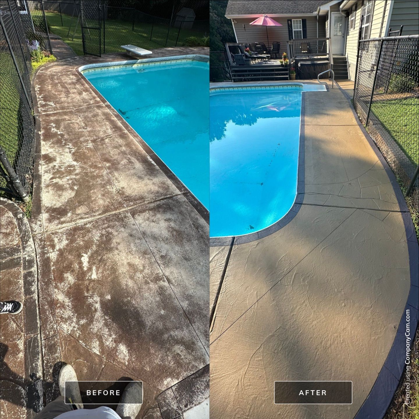 Pool Deck Resurfacing Project 6